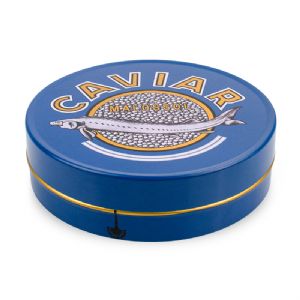 caviar鲟鳇鱼卵鱼子酱马口铁盒 鲑鱼卵鱼子酱金属包装盒子