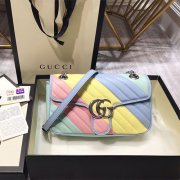 高仿古驰Gucci GG Marmont包包，配全套专柜礼盒